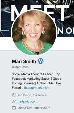 Mari Smith Twitter
