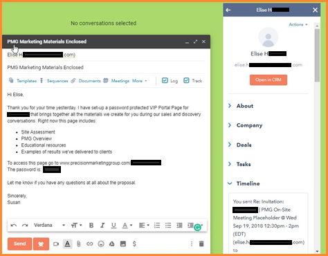HubSpot Email Integration