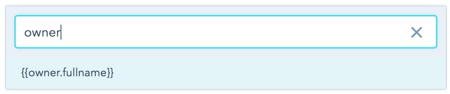 Sending to Contact Owner Token in HubSpot Email