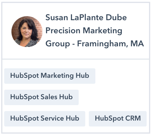 Susan LaPlante-Dube HubSpot Certified Trainer Profile