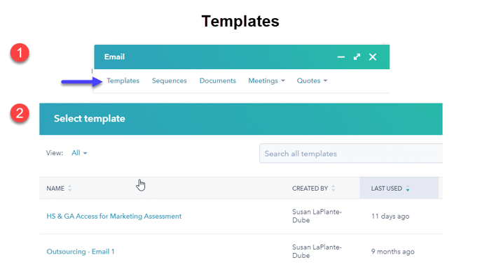 HubSpot Templates Example